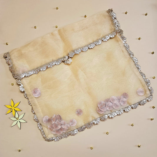 Organza Gota Saree Cover
