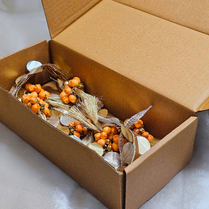 Peach Shola Buds Toran